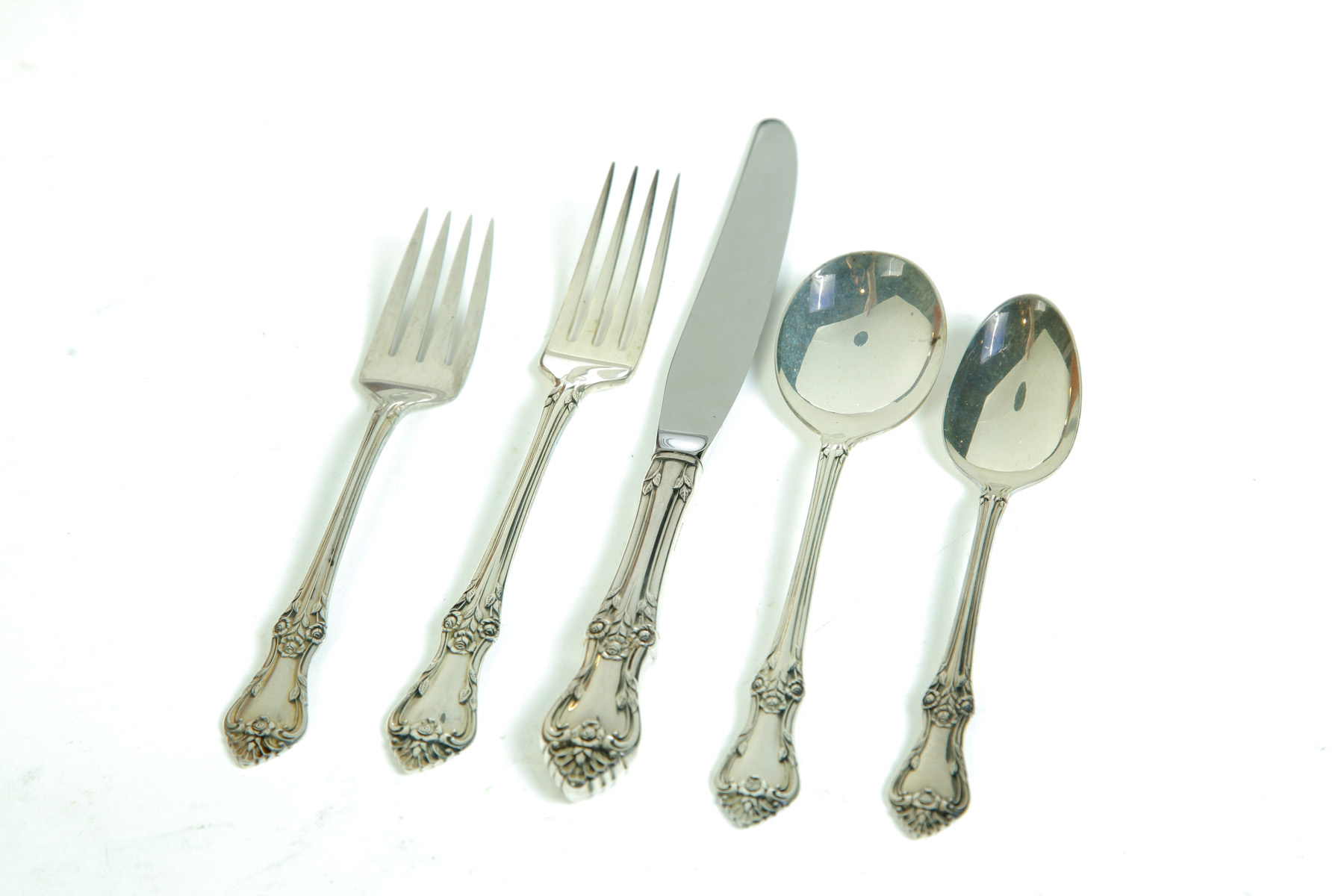 Appraisal: SET OF ONEIDA STERLING FLATWARE AFTERGLOW PATTERN American th quarter-