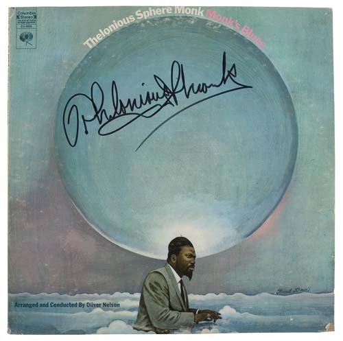 Appraisal: MUSIC MONK THELONIUS Thelonius Sphere Monk Monk's Blues RPM record