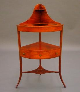 Appraisal: Federal corner basin stand A late th early th century