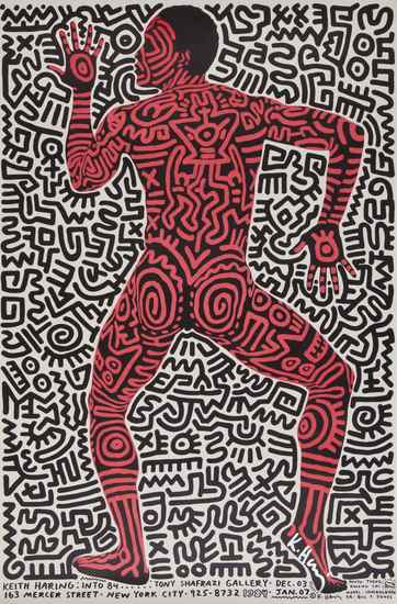 Appraisal: Keith Haring - after Poster for the Tony Shafrazi Gallery