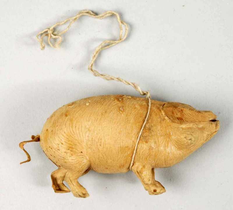 Appraisal: German Dresden Pig Ornament Description Three dimensional No damage Condition