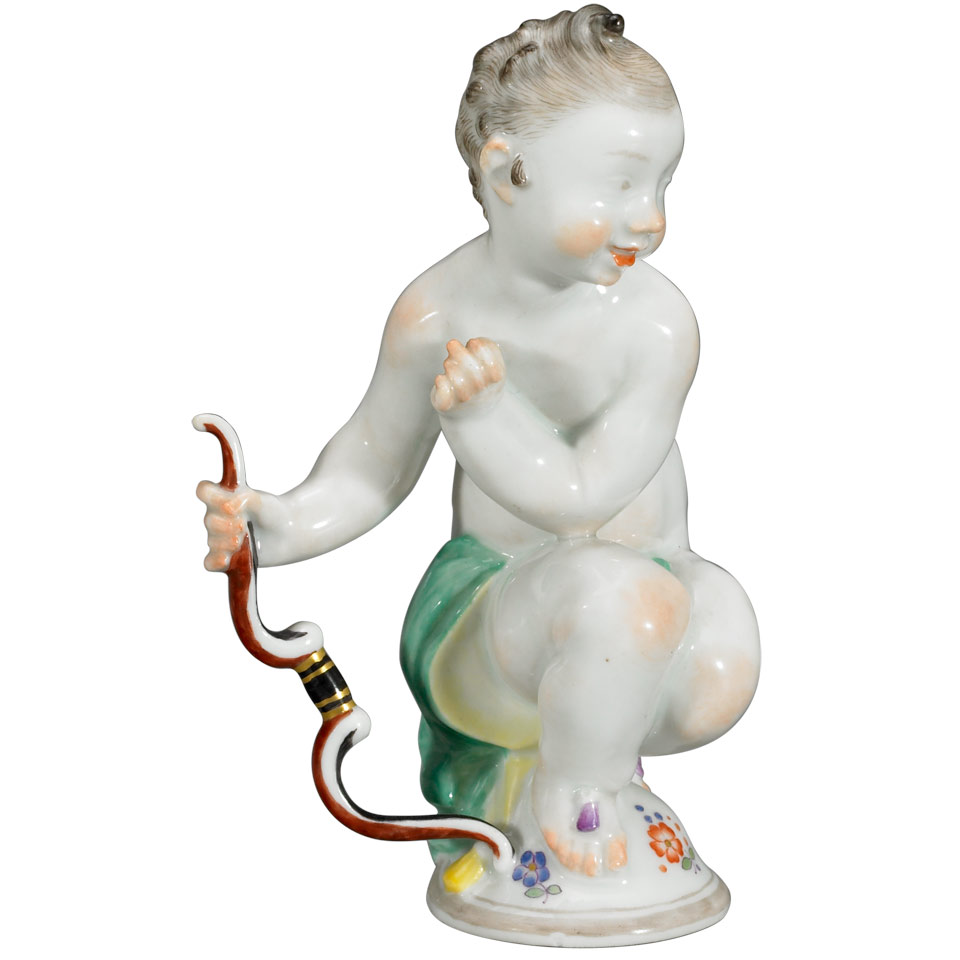 Appraisal: Meissen Figure of a Cupid with Bow early th century