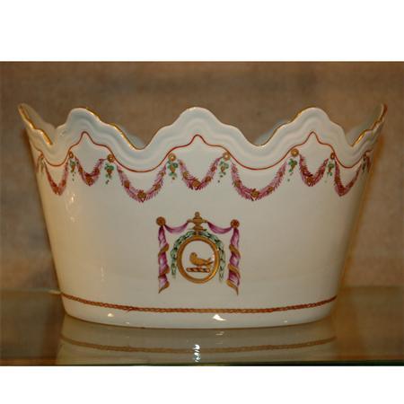 Appraisal: Lowestoft Porcelain Jardiniere Estimate -