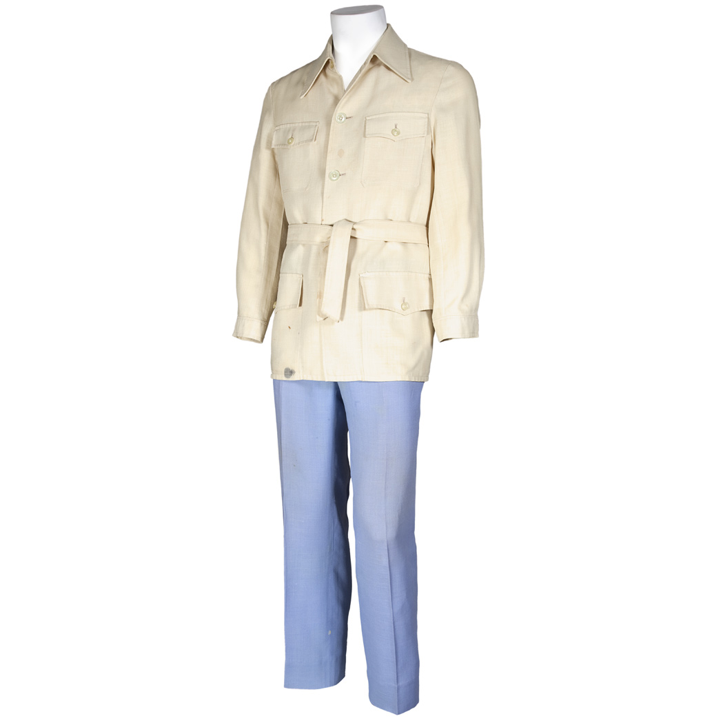 Appraisal: Safari Jacket and Pair of Trousers The jacket of ivory