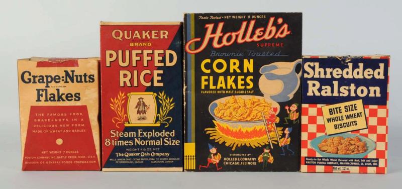 Appraisal: Lot Of Assorted Cereal Boxes This lot includes a shredded