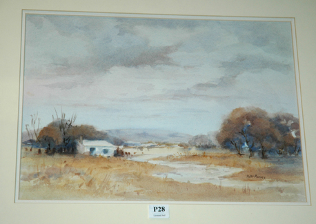 Appraisal: RUTH FORBES LANDSCAPE WATERCOLOUR