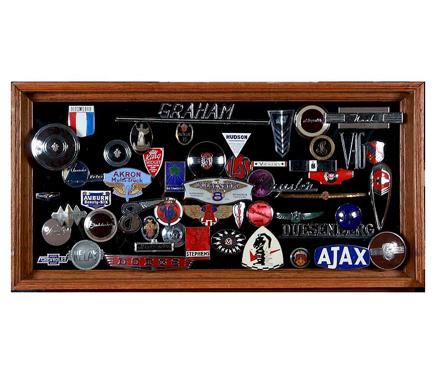 Appraisal: Collection of Automobile Badges and Emblems A group of various