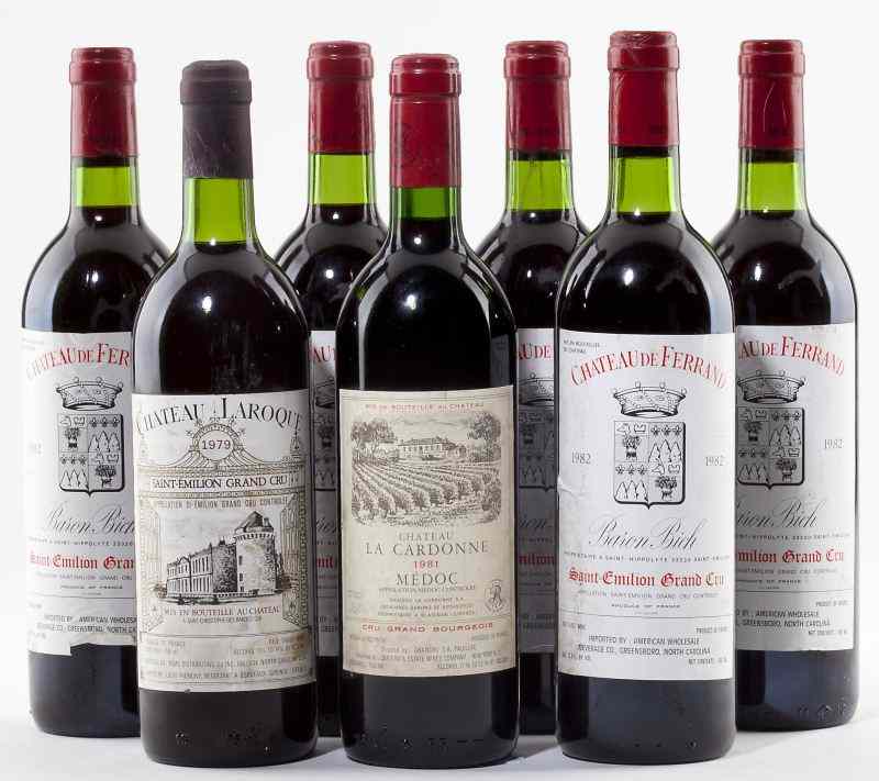 Appraisal: La Cardonne Laroque Ferrand total bottlesbnVintage Chateau La Cardonne Medoc