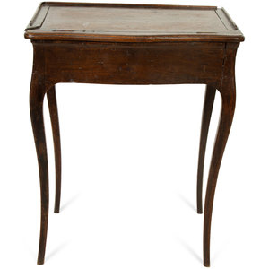 Appraisal: A Louis XV Oak Table crire th Century Height x