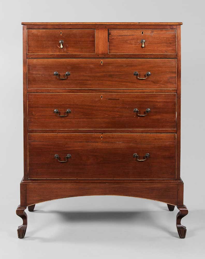 Appraisal: North Carolina Walnut Chest on Frame Piedmont probably Rowan County