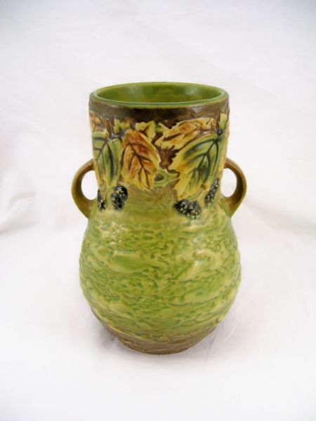 Appraisal: Roseville Blackberry Vase - matte glaze line