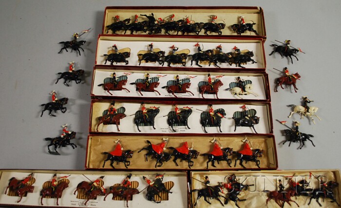 Appraisal: Forty-eight Assorted Britains Soldiers including small sets