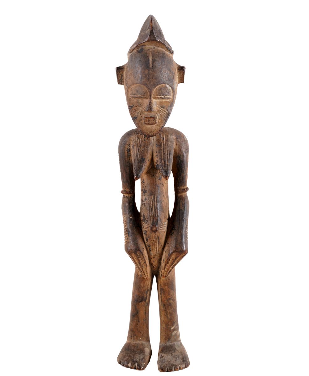 Appraisal: SENUFO CARVED WOOD FIGUREIvory Coast Provenance The Estate of Kirk