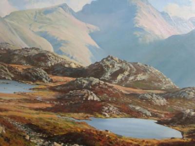 Appraisal: ARTHUR TERRY BLAMIRES Great Gable from Haystacks signed and dated