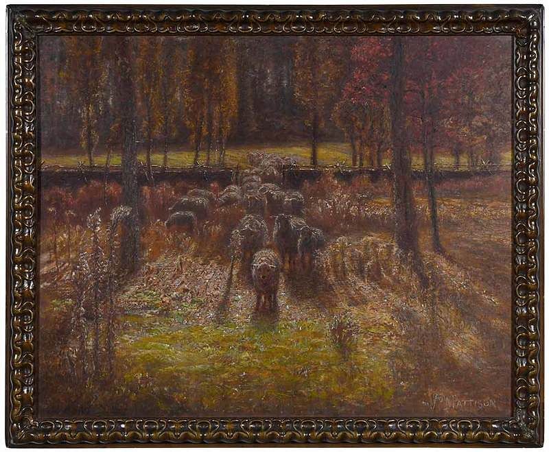 Appraisal: James Pattison American - Autumn Glow signed lower right Jas