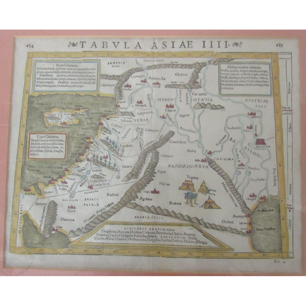 Appraisal: Ptolemy Claudius Two maps after a series of maps of