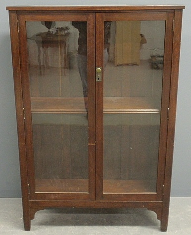 Appraisal: - Stickley Brothers Quaint Furniture oak bookcase with glass doors