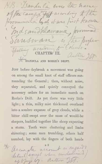 Appraisal: Battle of Issandlwana and aftermath Durnford's Watch - Thrupp James