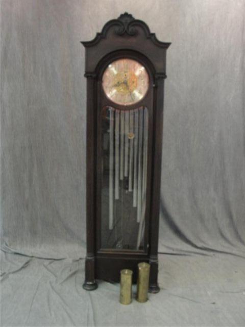 Appraisal: Tall Case Clock Signed Wm H Enhaus Sons New York