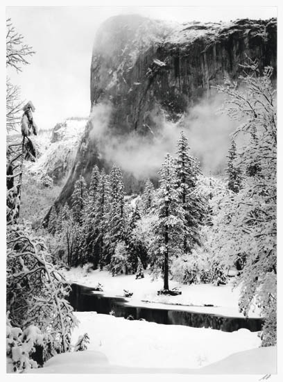 Appraisal: ADAMS ANSEL - El Capitan Winter Yosemite National Park California