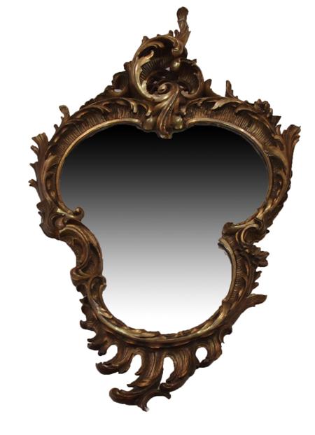 Appraisal: A th century gilt Florentine mirror with elaborate foliate tapering