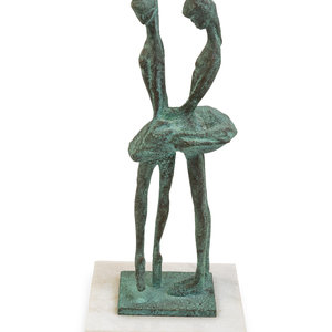 Appraisal: Ruth Schweiss American - Ballerina's Pirouette bronze Height inches Property