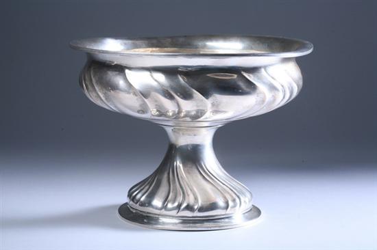 Appraisal: GERMAN SILVER CENTERBOWL late th-early th century touchmark Merklein Circular