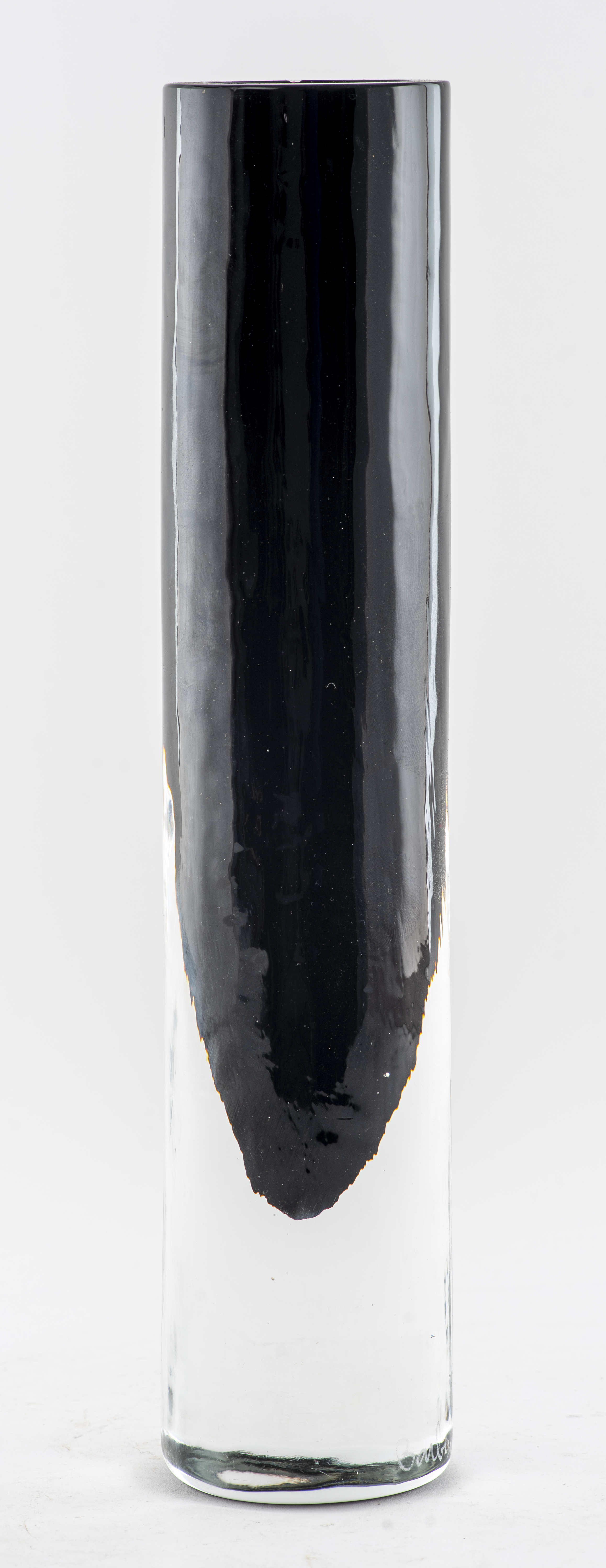 Appraisal: MODERN ART GLASS 'BULLET' VASE Modern art glass vase in