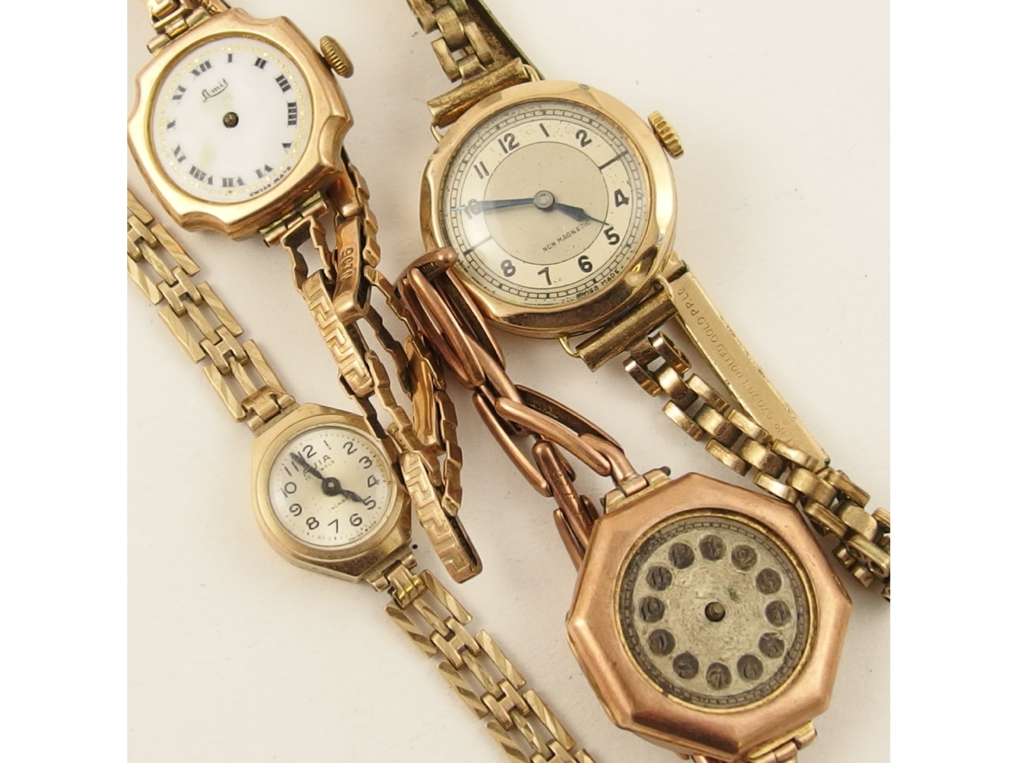 Appraisal: A collection of ladies vintage watches all watch heads ct