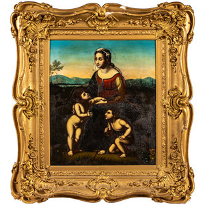 Appraisal: After Raphael th Century La belle jardini re Madonna and