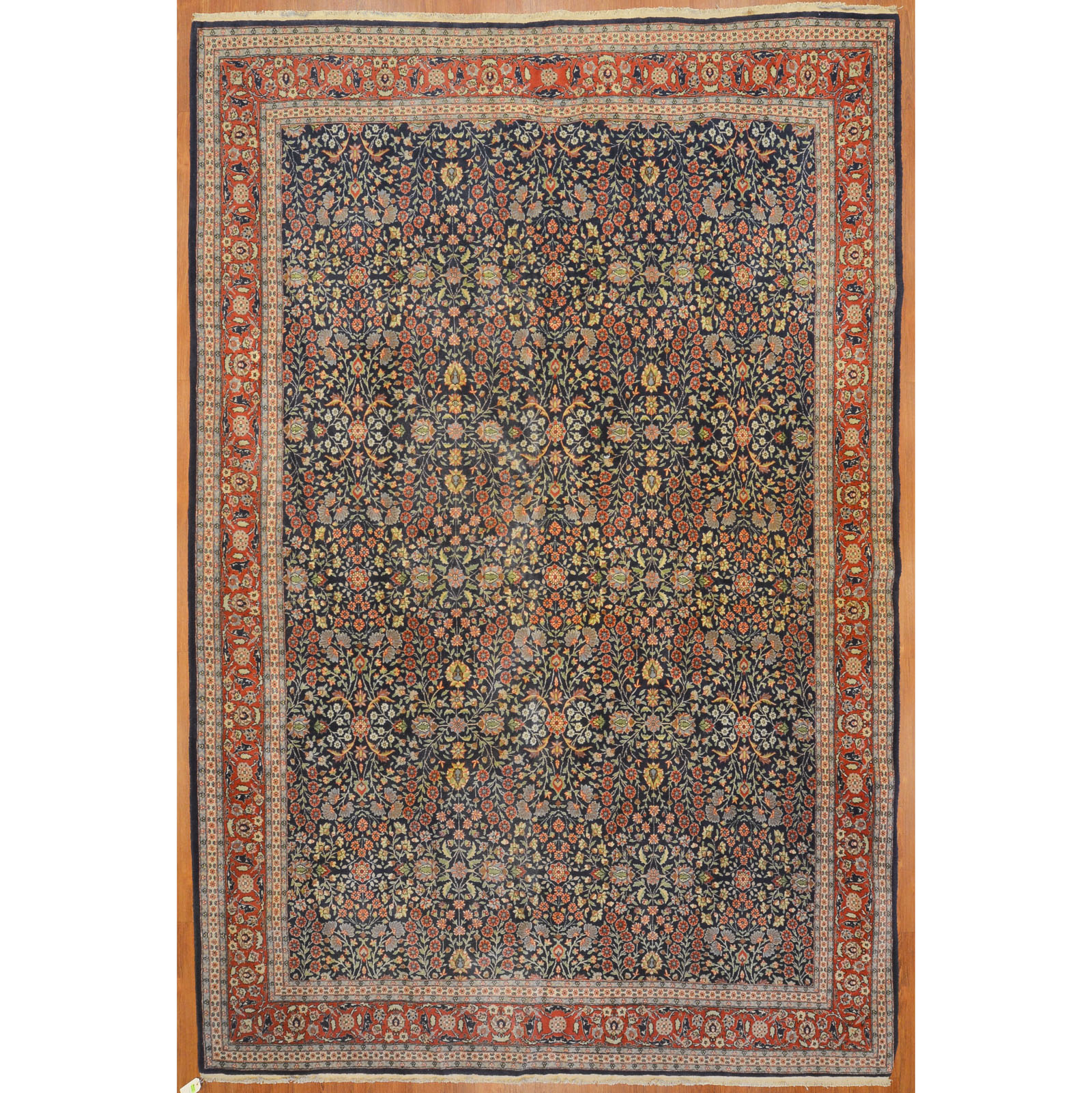 Appraisal: HEREKE RUG TURKEY X Fourth quarter- th century hand-knotted wool