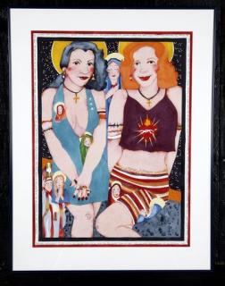 Appraisal: th c W c 'Midnight Madonnas' artist signed th century