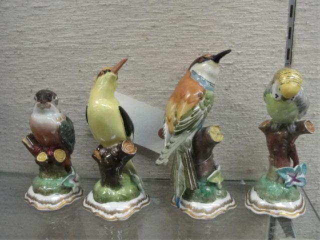 Appraisal: Porcelain Birds Unsigned Dimensions range from h to h