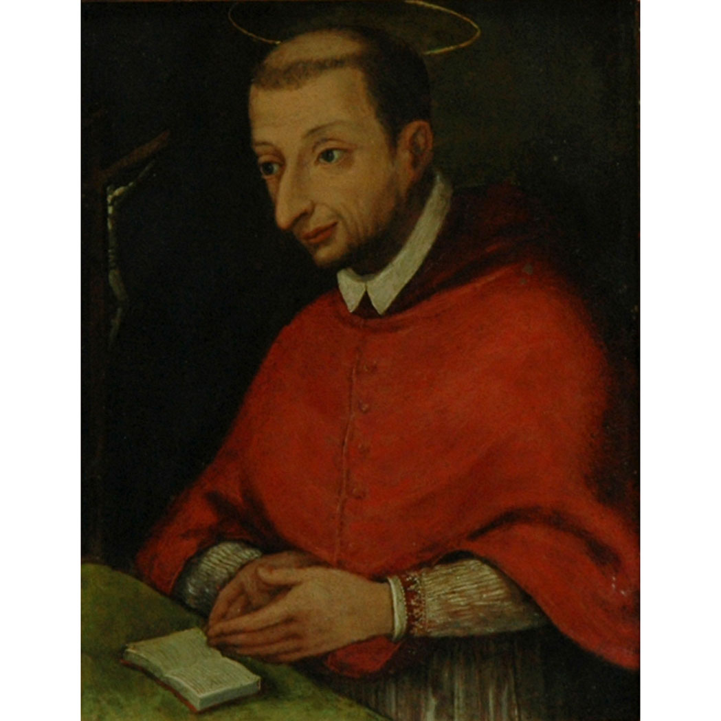 Appraisal: Milanese School th th Century Portrait of Cardinal Carlo Borromeo