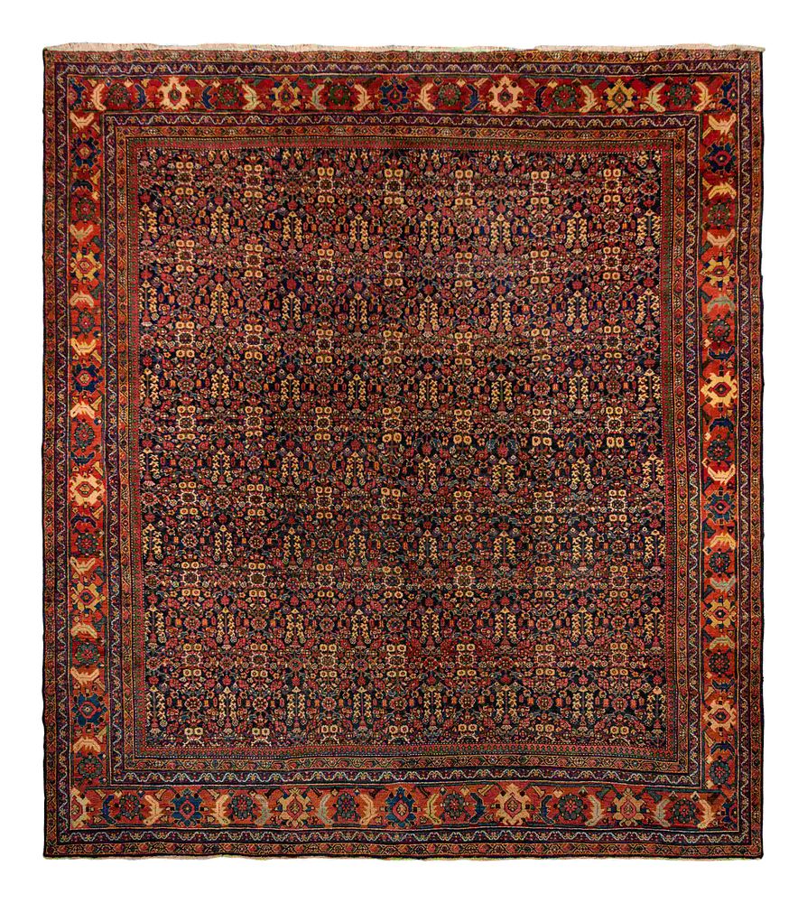 Appraisal: A Bakhtiari Wool Rug A Bakhtiari Wool Rug Circa feet