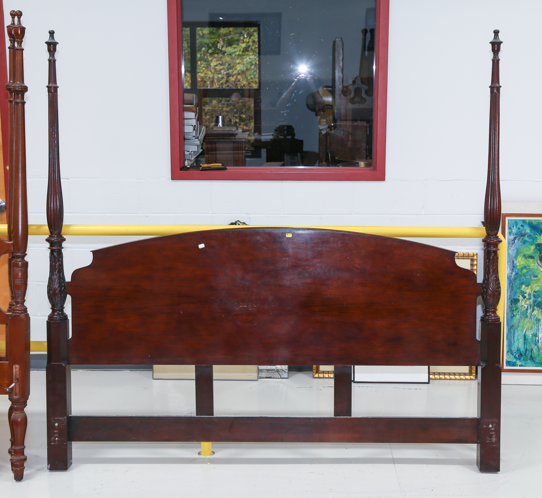 Appraisal: CENTURY MAHOGANY HEADBOARD in H approximately in W