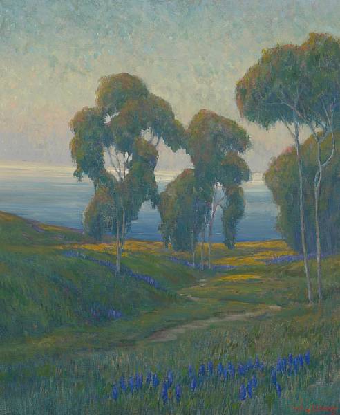 Appraisal: William Dorsey born A Path through the Eucalyptus Trees signed