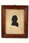 Appraisal: SILHOUETTE - Dated ink silhouette of President James Madison facing