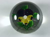 Appraisal: PAPERWEIGHT - AN ANTIQUE BACCARAT MINIATURE PANSY PAPERWEIGHT COMPOSED OF