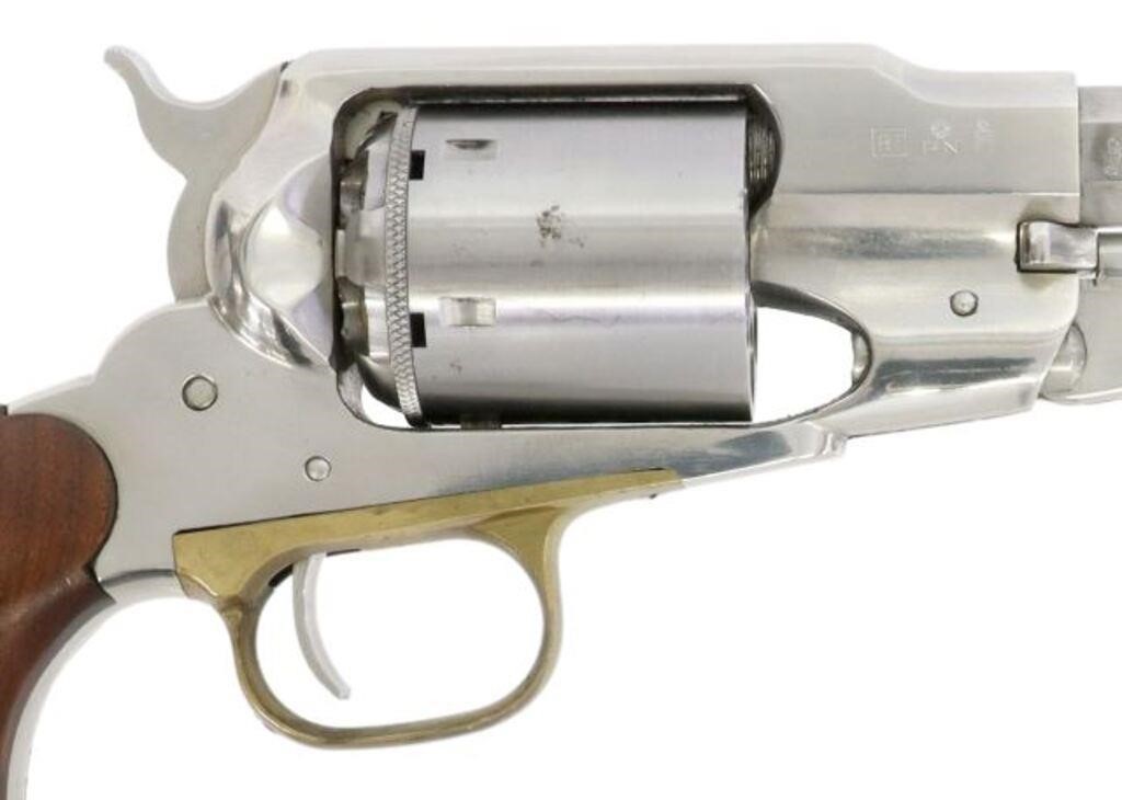 Appraisal: Pietta Remington New Model Army blackpowder revolver with conversion stainless