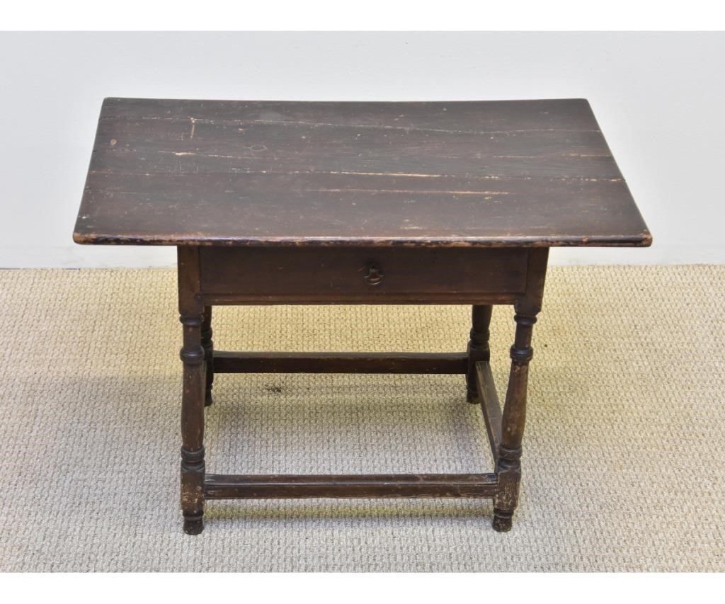 Appraisal: New England pine and probably maple tavern table late th