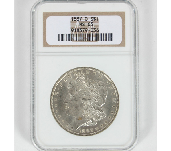 Appraisal: -O Morgan Dollar NGC MS Silver Coin