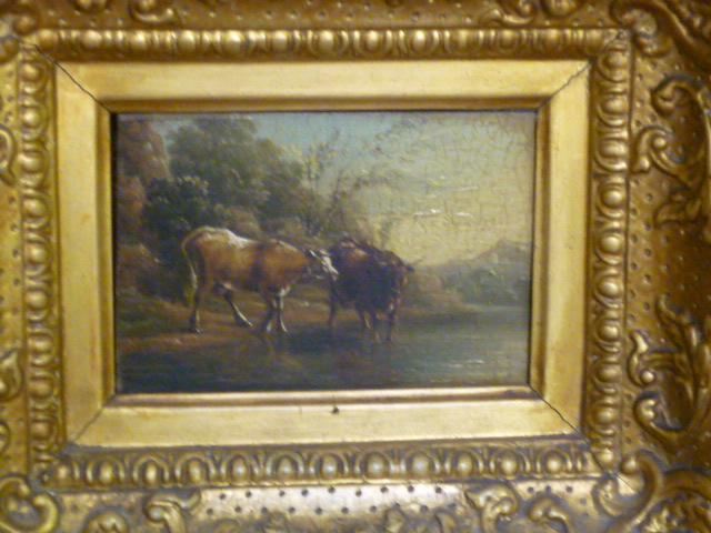 Appraisal: DUTCH SCHOOL th Century Cattle in a Landscape a pair