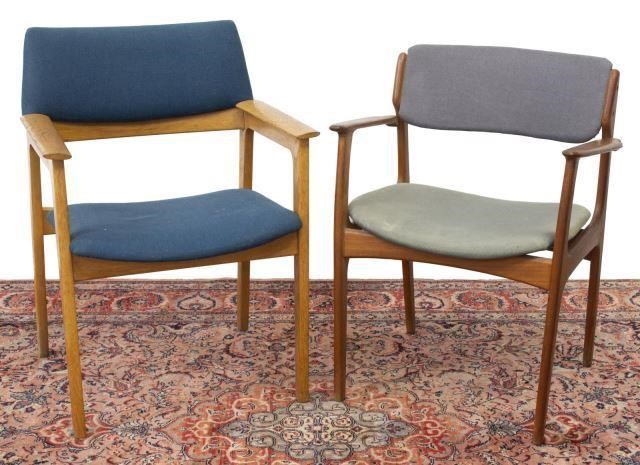 Appraisal: lot of Danish mid-century modern armchairs c s- s each