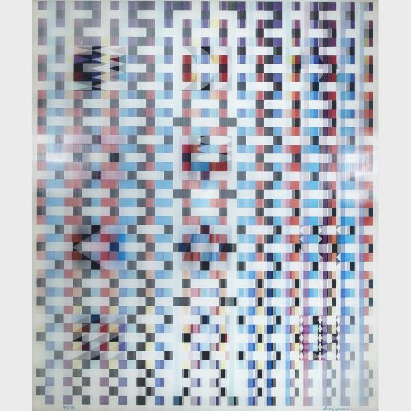 Appraisal: Yaacov Agam - VISUAL CHOREOGRAPHY FROM THE COUNTERPOINT SERIES OF