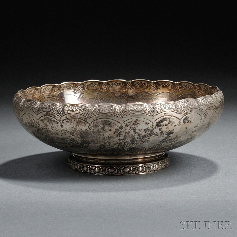 Appraisal: Towle Sterling Silver Center Bowl Newburyport Massachusetts th century with