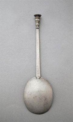 Appraisal: Salisbury An early Charles II spoon with a gilt 'Group