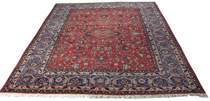 Appraisal: Red Isphahan Carpet Great Isphahan large area carpet with the