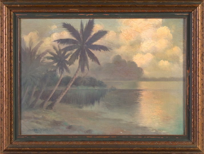 Appraisal: Charles Warde Traver American b Reflections at Twilight Sunset at