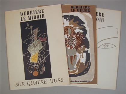 Appraisal: vols Wrappers Derriere le Miroir Clarte de Matisse Paris Folio